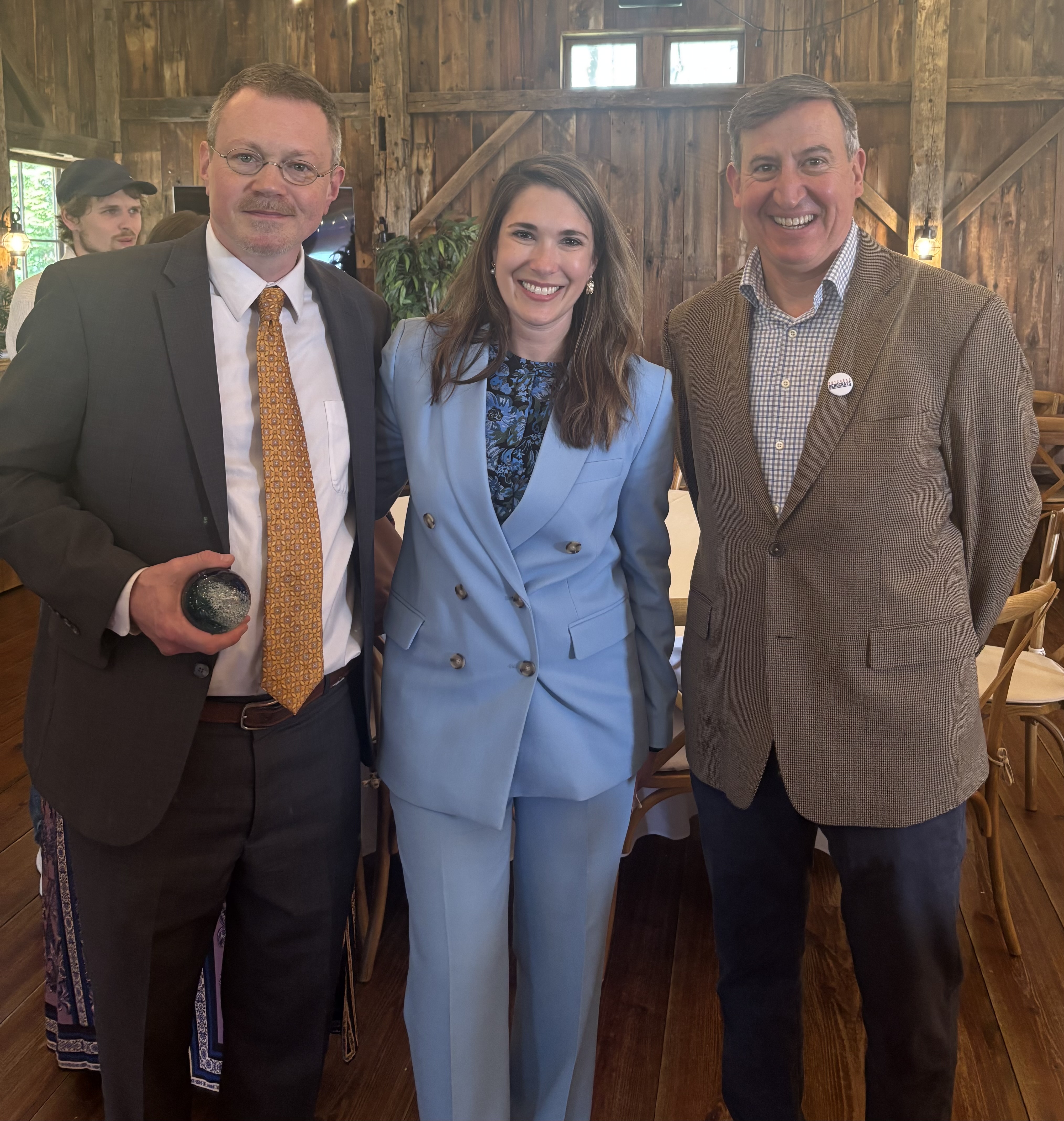 August with Comptroller Dan Aymar